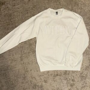 WIFEY white crewneck - Medium